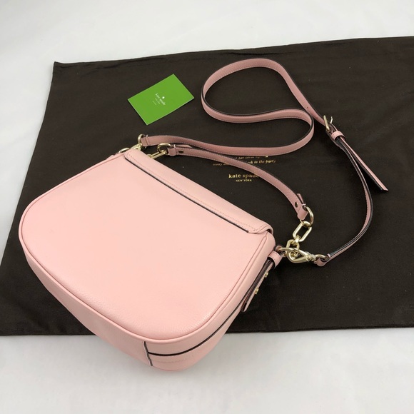 New! Kate Spade Pink Leather Shoulder Bag w/Handle - Picture 6 of 7